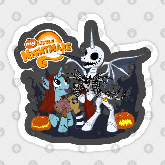 My Little Nightmare Sticker by CherryGarcia